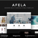 Afela Flexible Multi Purpose HTML Template