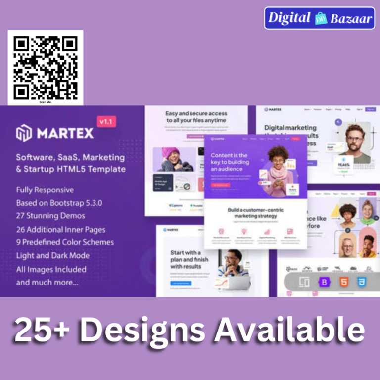 Martex – Software, SaaS & Startup HTML5 Template