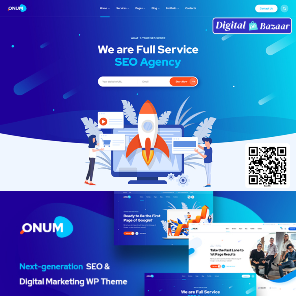 Onum – SEO Marketing Elementor WordPress Theme