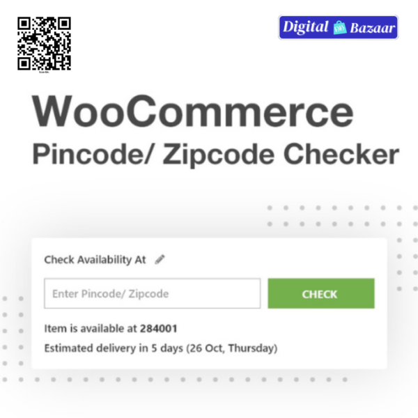 WooCommerce Pincode Zipcode Checker