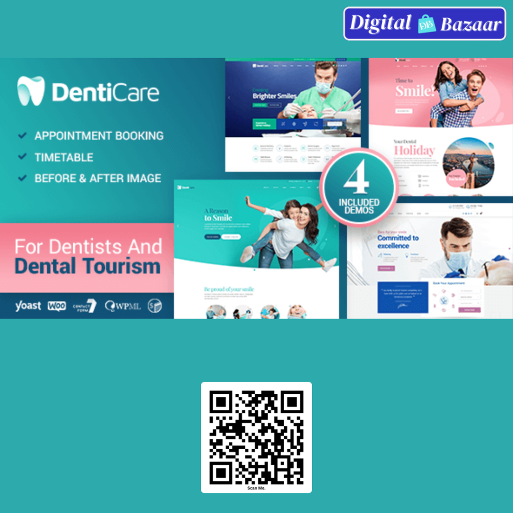 DentiCare – Medical Dentist WordPress Theme