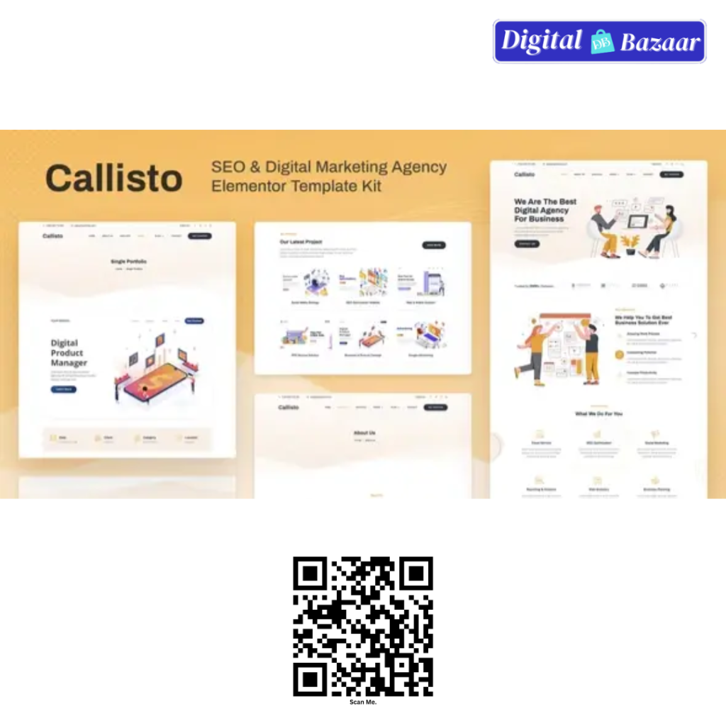 Callisto – SEO Digital Marketing Agency Elementor Template Kit