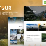 Natour – Adventure Travel Tourism Elementor Template Kit