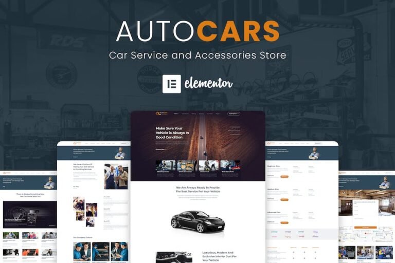 CarCare – Auto Service & Repair Elementor Template Kit