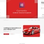 Carrentx – Car Rental Elementor Template Kit