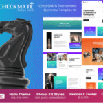 CheckMate – Chess Club Tournaments Elementor Template Kit