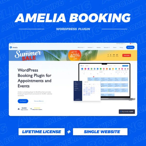 Amelia Booking with Original License Key