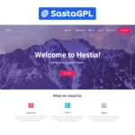 Hestia Pro – Sharp Material Design Theme For Startups