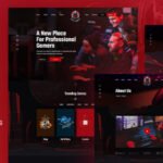 CROX Esports Gaming Elementor Template Kit