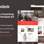 Codesk – Coworking Space Elementor Template Kit