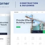 Corner – Construction Building Elementor Template Kit