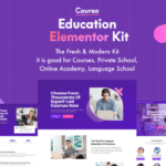 Courso – Online University Courses Elementor Template Kit