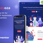 Covoza – Covid 19 Awareness Prevention Elementor Template Kit