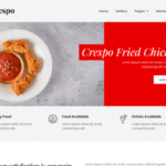 Crespo – Fast Food Restaurant Elementor Template Kit