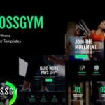 CrossGym – Gym Fitness Elementor Template Kit