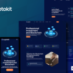 Cryptokit – Blockchain Cryptocurrency Elementor Template Kit