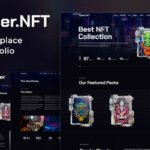 Cyber.NFT Marketplace Portfolio Elementor Template Kit