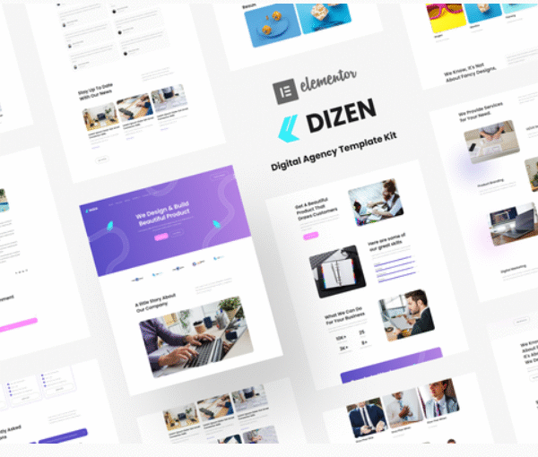 Dizen – Digital Agency Elementor Template Kit