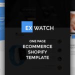 Ex Watch Single Product eCommerce Shopify Theme