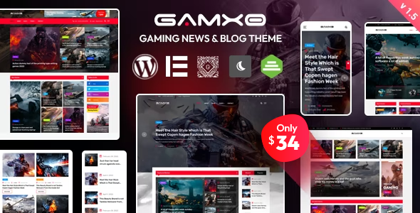 Gamxo – WordPress Gaming News Blog Theme