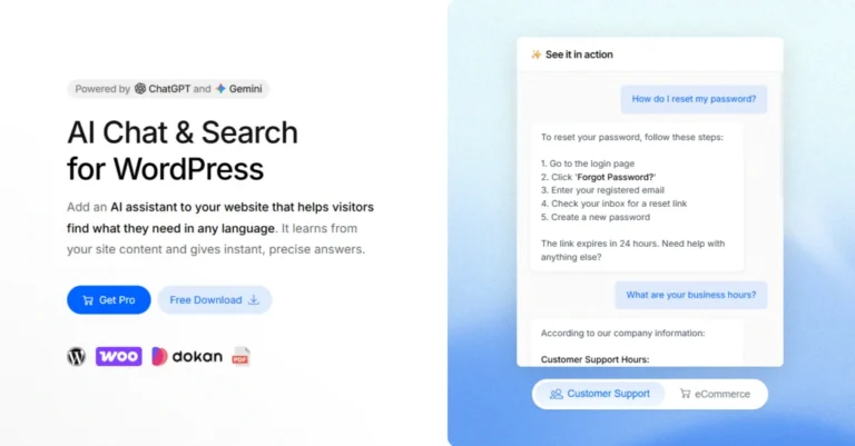 AI Chat & Search Pro by PureThemes
