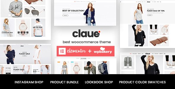 Claue - Clean Minimal Elementor WooCommerce Theme