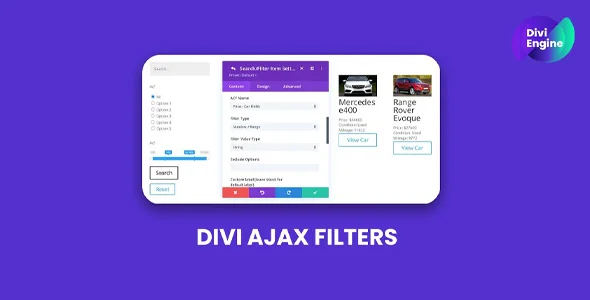 Divi Ajax Filter – Divi Ajax Filter plugin for WooCommerce and Custom Posts
