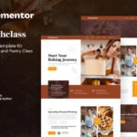 Doughclass – Baking Pastry Class Elementor Template Kit