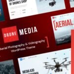 Drone Media – Aerial Photography Videography Elementor Template Kit
