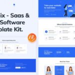 Dronix – SaaS Startup Elementor Template Kit