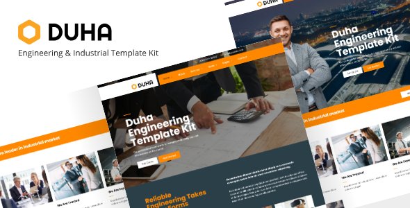 Duha – Engineering Industrial Elementor Template Kit