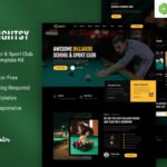 Eightsy – Billiard School Sport Club Elementor Template Kit