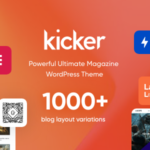 Kicker – Multipurpose Blog Magazine WordPress Theme