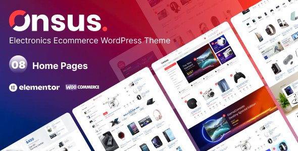 Onsus – Electronics eCommerce WordPress Theme