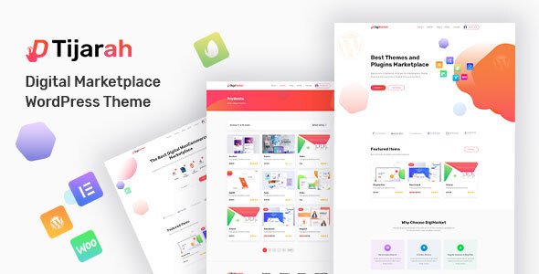 Tijarah – Digital Marketplace WooCommerce Theme