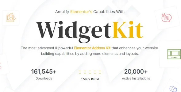 WidgetKit Pro – Huge Collection of Pro Quality Elements for Elementor