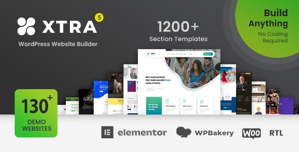 Xtra – WordPress Website Builder + RTL