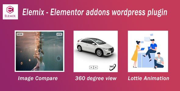 Elemix – Elementor Widgets Addon WordPress Plugin