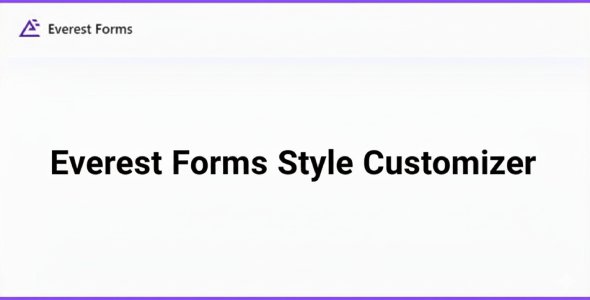 Everest Forms Style Customizer