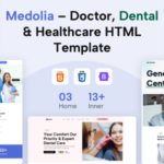 Medolia – Doctor Dental Healthcare Elementor Template Kit