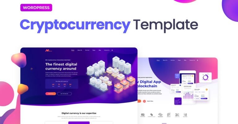 Moneer – Cryptocurrency Elementor Template Kit